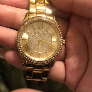 Michael kors gold tone watch